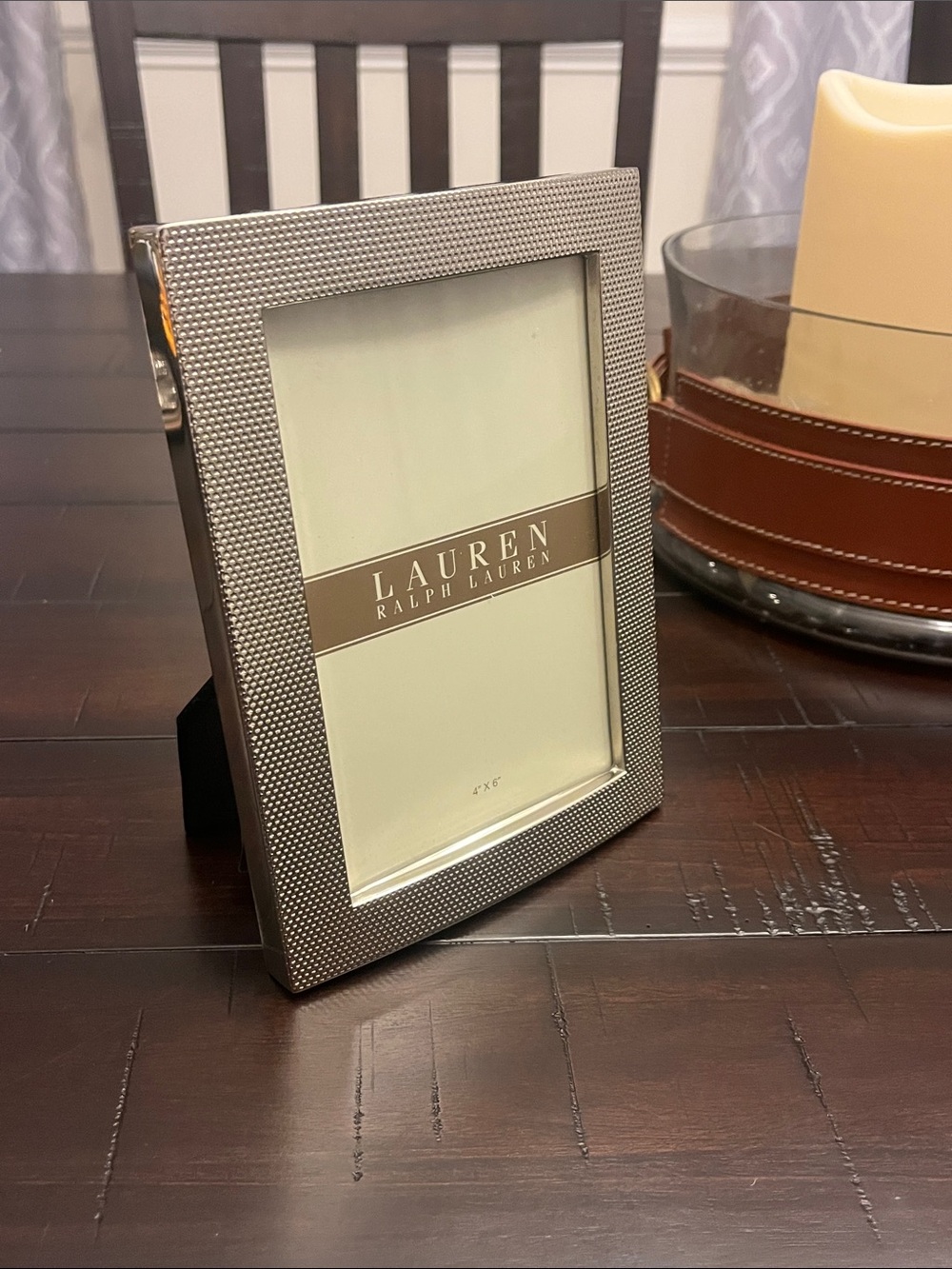 Ralph Lauren Chain Bracelet Picture Photo Frame 4”x6” See Measurements Vintage